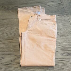 Versace Light Peach bootcut jeans